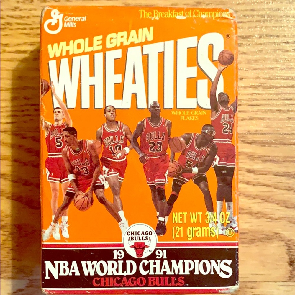 Wheaties  91” Chicago Bulls Champion Tribute